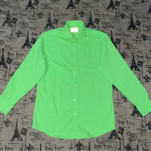 Perry Ellis | Shirts | Perry Ellis Portfolio The Tech Shirt Slim Fit Long  Sleeve Button Up Shirt | Poshmark